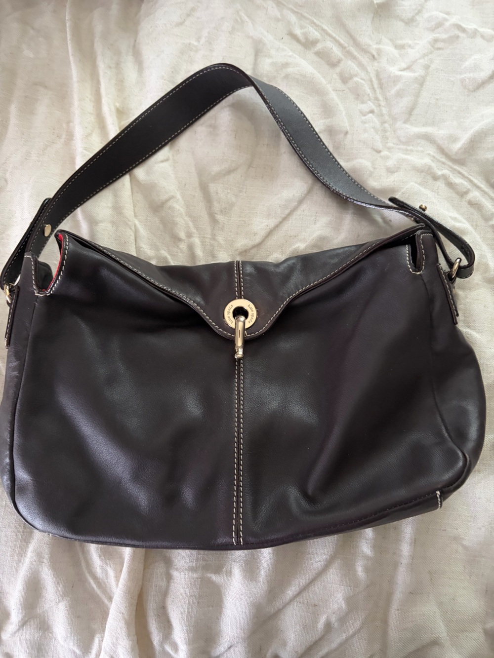 RARE VINTAGE KATE SPADE LEATHER SHOULDER BAG